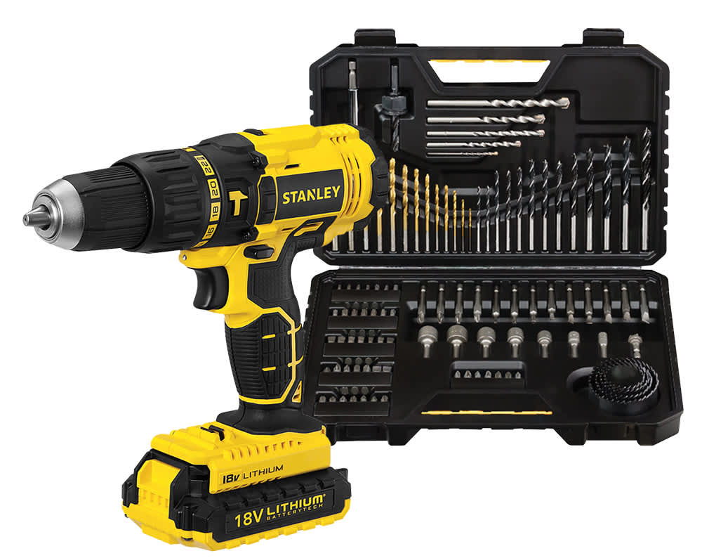 Stanley 18v LI-Ion Hammer Drill Kit for sale with Makro Outlet and bidorbuy