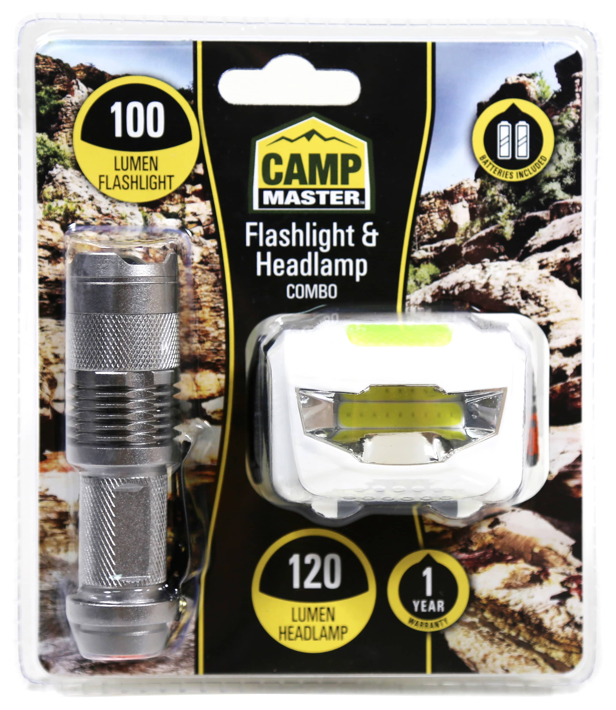 Camp Master Flashlight & Headlamp Combo for sale with Makro Outlet and bidorbuy