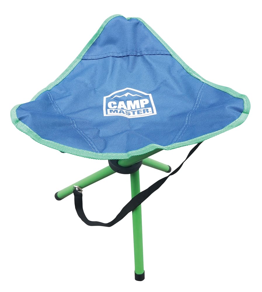 Camp Master Set of 2 Tripod Stool - Blue/Green for sale with Makro Outlet and bidorbuy