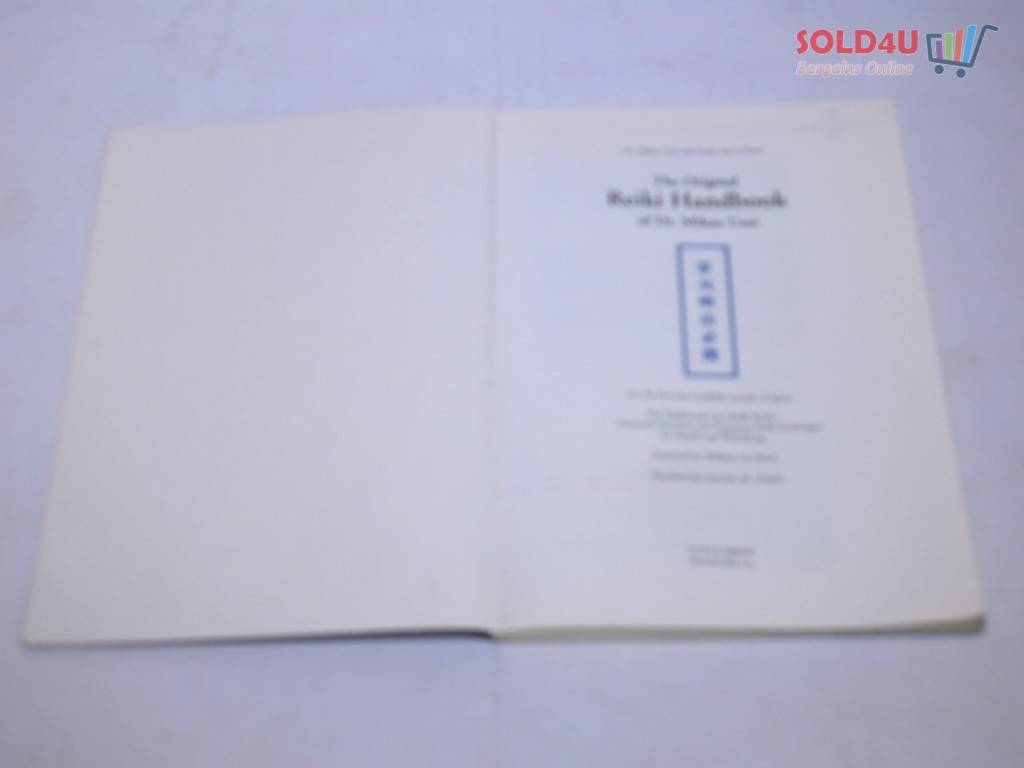 Chakras & Reiki - The Original Reiki Handbook of Dr. Mikao Usui by