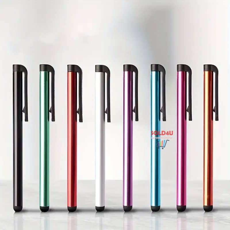 Capacitive Pen, 4 In 1 Capacitive Ballpoint Pens With Touch Screen With Led Light For Tablet Foldable Capacitive Stylus Pen Penmobile Phone Holder