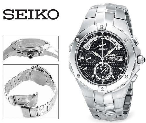 Men's Watches - BRAND NEW SEIKO SPC015 COUTURA WATCH **Sapphire Crystal 100M  Mens Watch** was sold for R1, on 24 Jun at 16:00 by Computronics SA  in Johannesburg (ID:13843037)