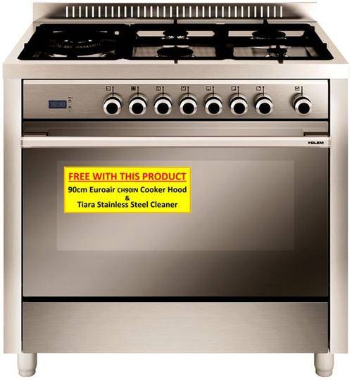 Hobs, Stoves & Ovens GLEM 90CM ELECT OVEN & 5 BURNER GAS FREE