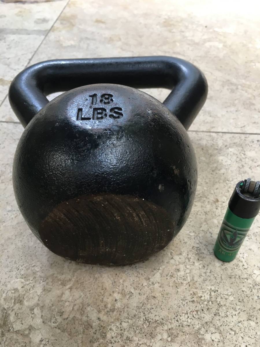 Other Metalware vintage RKC russian kettlebell 18 lbs , 8 kg was