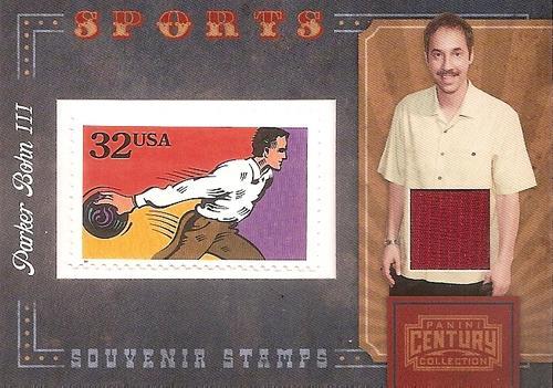 Trading Cards - PARKER BOHN III - `AUTHENTIC STAMP and SHIRT SWATCH ...