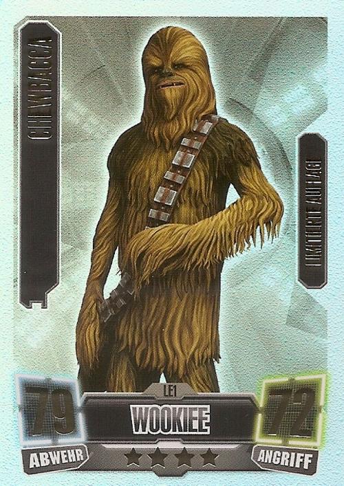 Trading Cards - STAR WARS 2010 - FORCE ATTAX SERIES I - CHEWBACCA ...