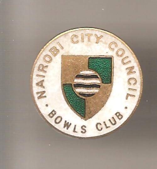 Bowling Pins NAIROBI CITY COUNCIL BOWLING CLUB LAPEL BADGE for sale