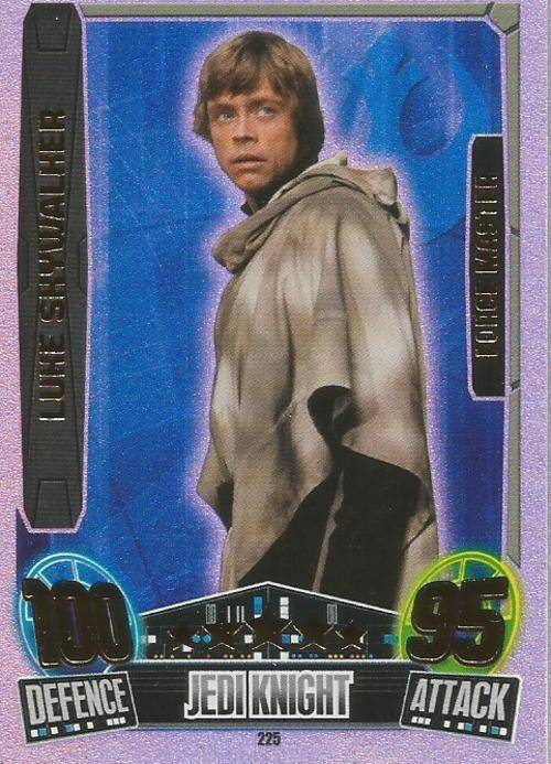 Star Wars Force Attax Movie Cards Serie 3 Trading Cards - STAR WARS 2014 - FORCE ATTAX MOVIE SERIES 3 - LUKE