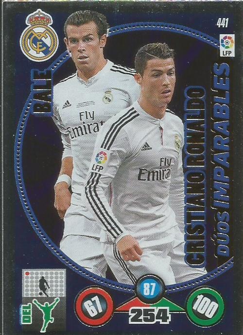 Trading Cards - CRISTIANO RONALDO/GARETH BALE -PANINI ADRENALYN `LA ...