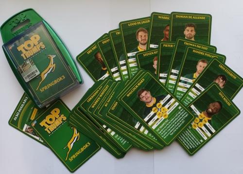 Trading Cards - SPRINGBOKS - TOP TRUMPS RUGBY 2020/21 - COMPLETE SET of ...