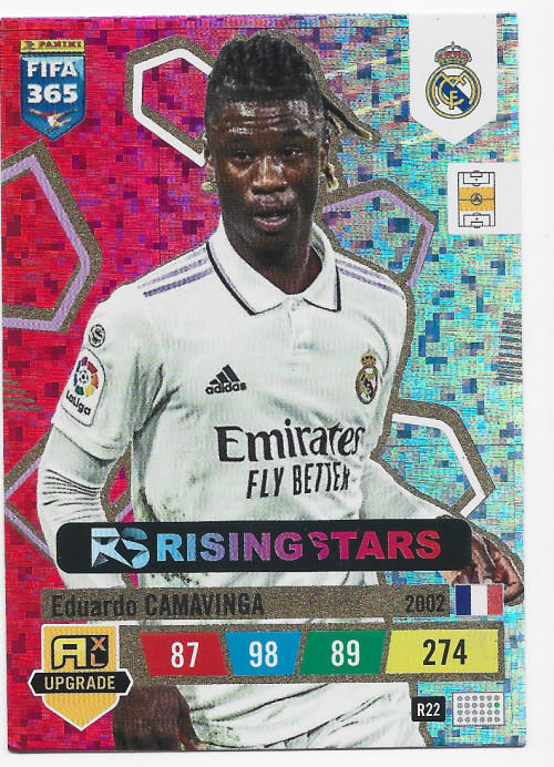 Trading Cards - E. CAMAVINGA (Real Madrid) - PANINI `FIFA 365 UPDATE ...