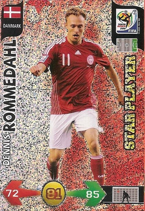 Trading Cards  FIFA 2010 WORLD CUP ADRENALYN XL  DENNIS ROMMEDAHL