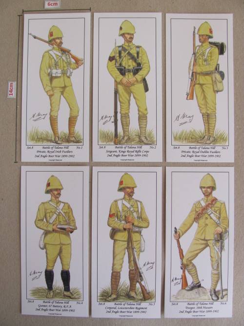 Uniforms - SMALL Andy May Uniform Cards of the 2nd Anglo Boer War - All