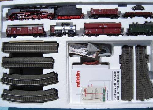 DB Cargo Locomotive Marklin HO Delta DB Cargo Starter Train Set