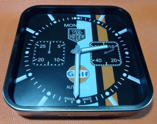 Rare & Collectable Watches - Tag Heuer Wall Clock Monaco Was Sold For  R2,400.00 On 3 Jan At 10:23 By Uniquecollection In Pretoria / Tshwane  (Id:212008581)