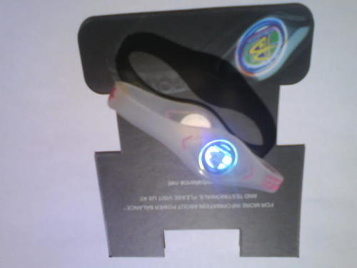 power balance clear and pink actual image