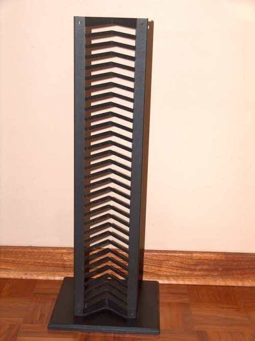 Other Home & Living Metal CD rack painted black holds30 CD's was
