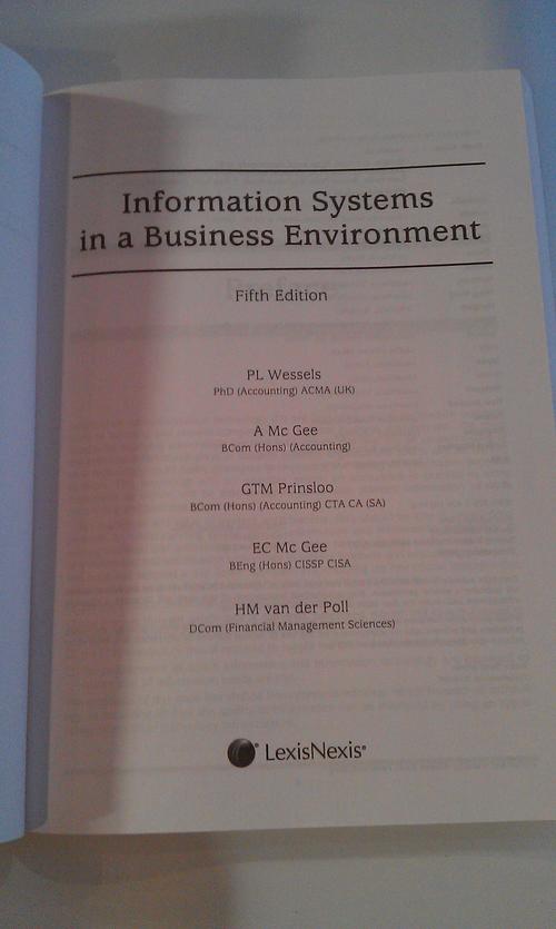 information systems in a business environment