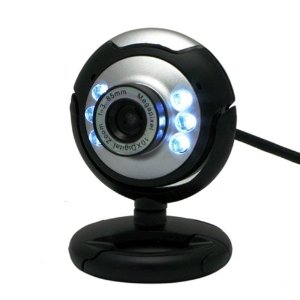 6 LED USB PC Webcam for Desktop PC, Laptop, Notebook, MSN, ICQ, AIM, Skype, NetMeeting