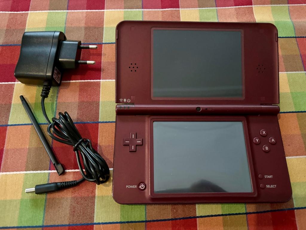 Restored Nintendo DSi XL (Burgundy) Handheld Video Game Console with Stylus  and Charger (Refurbished) 