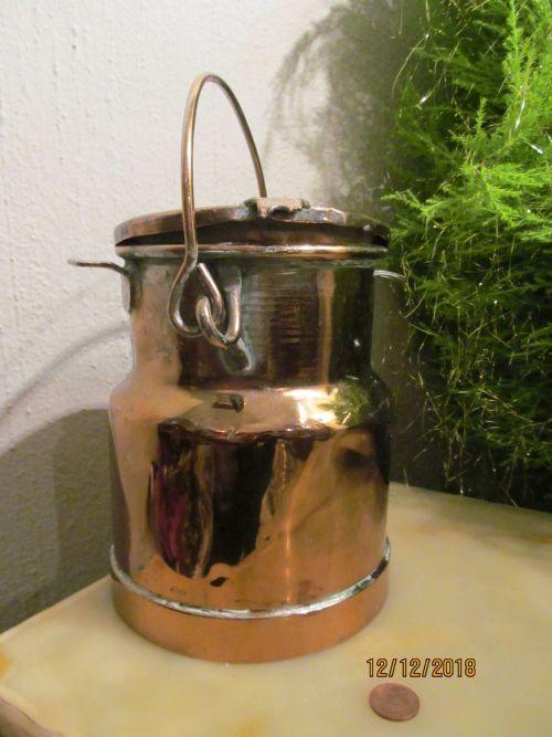 Copperware - INTRINSICALLY URNED !! Vintage 2L Copper Milk Urn with Lid ...