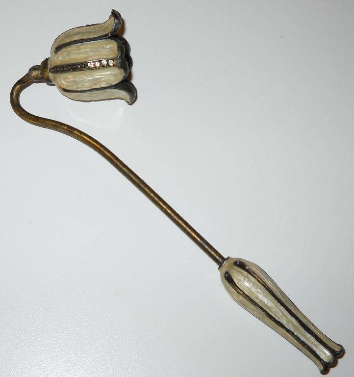 Candlesticks & Candle Snuffers VINTAGE CANDLE SNUFFER was sold for