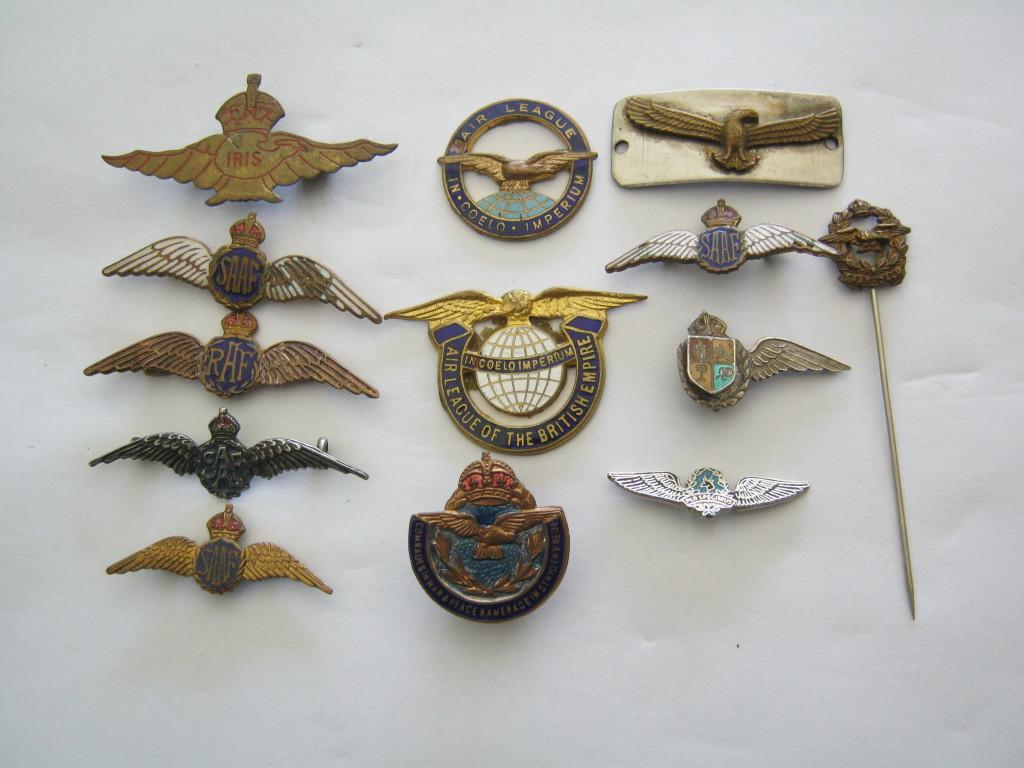 South African Airforce - Lot of 14 WW2 Air Force Badges. for sale in ...