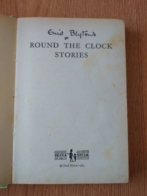 Children's Books - Enid Blyton - round the clock stories was sold for ...