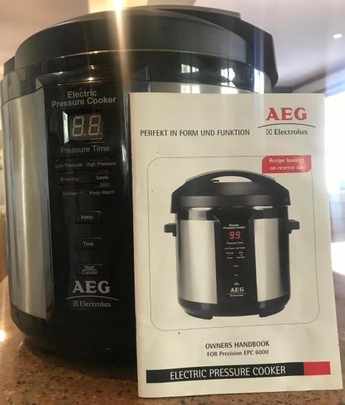 Aeg electric pressure online cooker manual