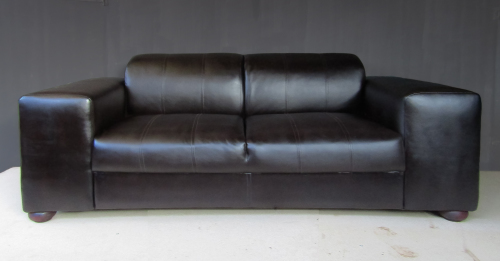 Lounge Suites - FINAL CLEARANCE SALE CORICRAFT TERRY LEATHER SUITE *GENUINE LEATHER* OXBLOOD was ...