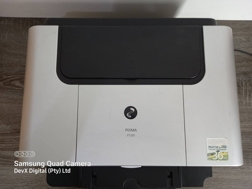 Printers Verified Tested Canon Pixma iP5200 Inkjet AllInOne Specialized For Photo/Label