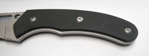 Marple 420 stainless steel tactical knife with nylon sheath