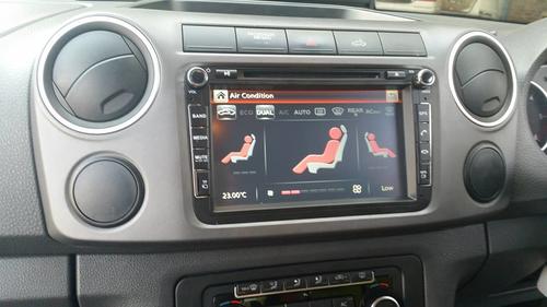 In-Car Entertainment - VW AMAROK 8 Inch double din SATNAV DVD Player ...
