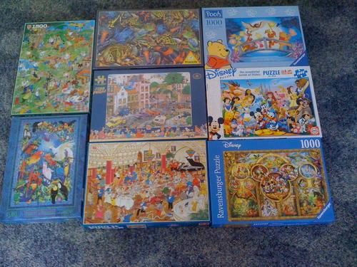 Puzzles - 13 Assorted Jigsaw Puzzles (See attached Photos) was sold for ...