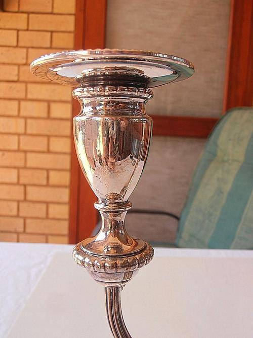 Candlesticks & Candle Snuffers Vintage Viners of Sheffield candelabra, candle holder, silver