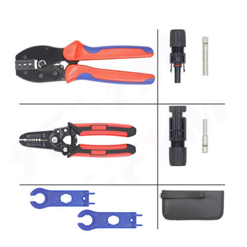 Solar Kits Solar PV MC4 Connectors Crimping Tool & Stripper Tool Kits
