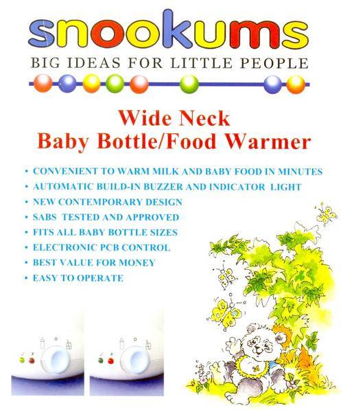 Bottle & Food Warmers Snookums Wide Neck Baby Bottle/Food Warmer was
