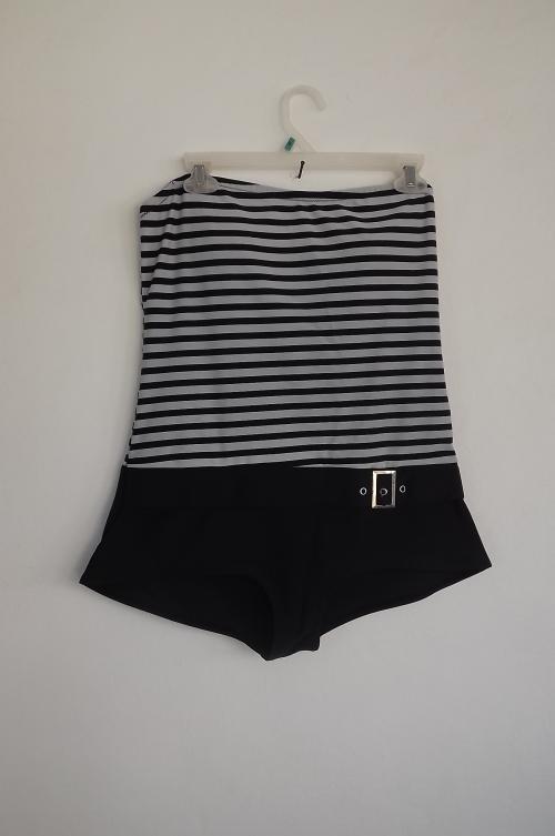 Swimwear - As new Swimsuit in black and white by Foshini size 42/18 ...