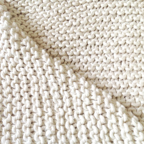 cotton knit blanket