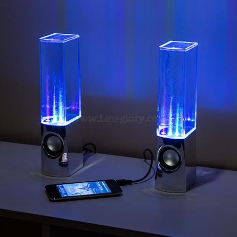 Water and light speakers