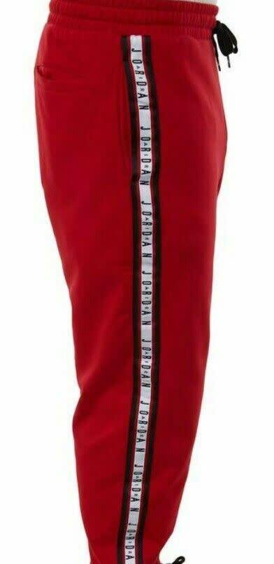 Pants Original Men S Nike Air Jordan Jumpman Sweatpants Red Cj