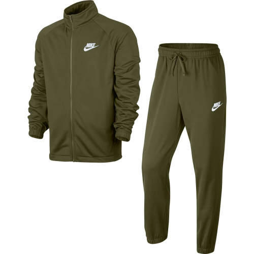 Olive green nike outlet jogging suit mens