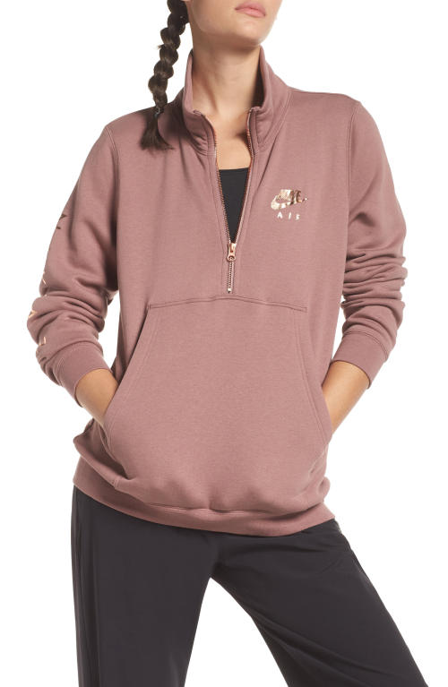 Sweats & Hoodies - Original NIKE Womens Sportswear 1/2 ZIP Fleece Top  Smokey Mauve CJ4938 298 Size Large was sold for R341.00 on 2 Sep at 21:16  by Seal The Deal in Johannesburg (ID:482724784)