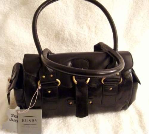 busby leather purse