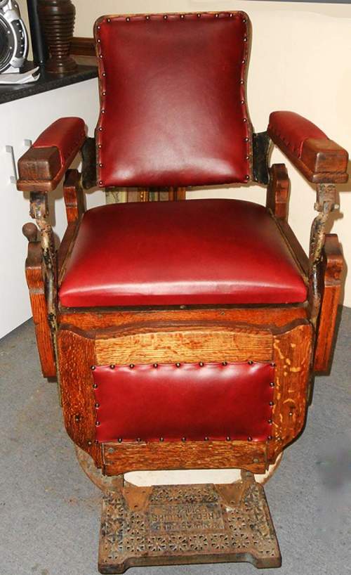 Other Antiques Collectables Antique Barber Chair C 1890s By