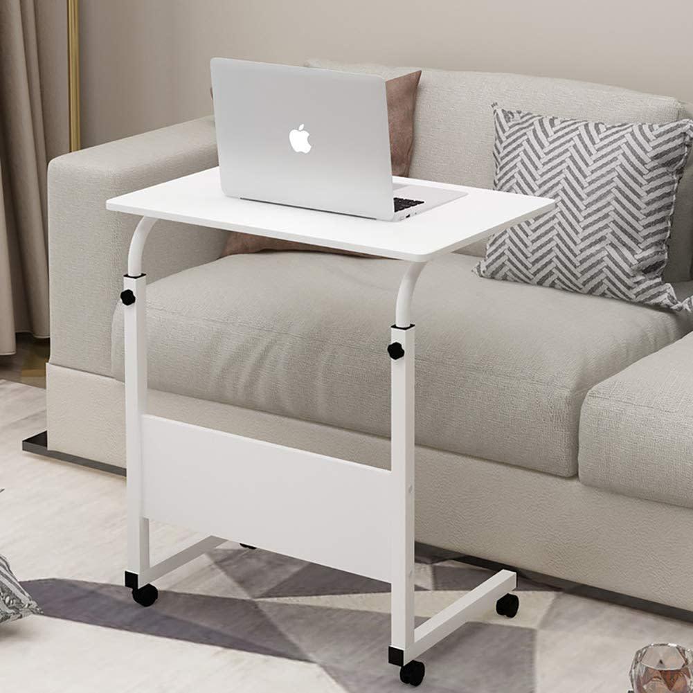 Laptop Mounts - Rolling Laptop Table Trolley Bed Table with Wheels ...