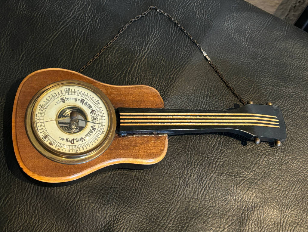 Barometers & Thermometers ANTIQUE BAROMETER (READ DESCRIPTON) was