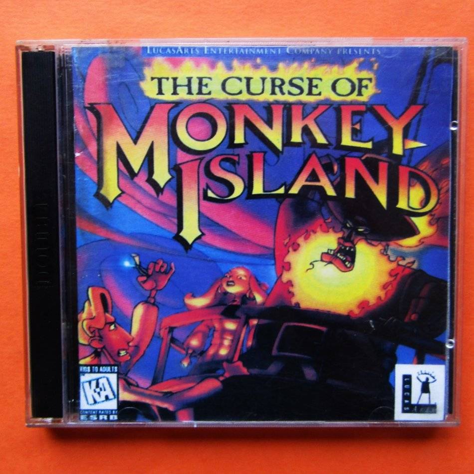 Games The Curse of Monkey Island Double Disc PC Game (1997) was