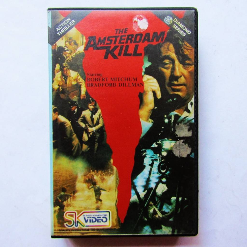 Movies The Amsterdam Kill Robert Mitchum Movie VHS Tape (1983