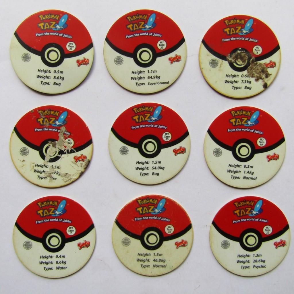 Trading Cards - Lot Of 9 Pokemon Wj Tazo Slammers By Simba For Sale In 